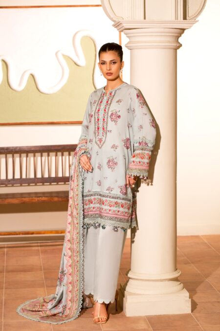 MAUSUMMERY UNSTITCHED LAWN DIGITAL SUIT (Glory)