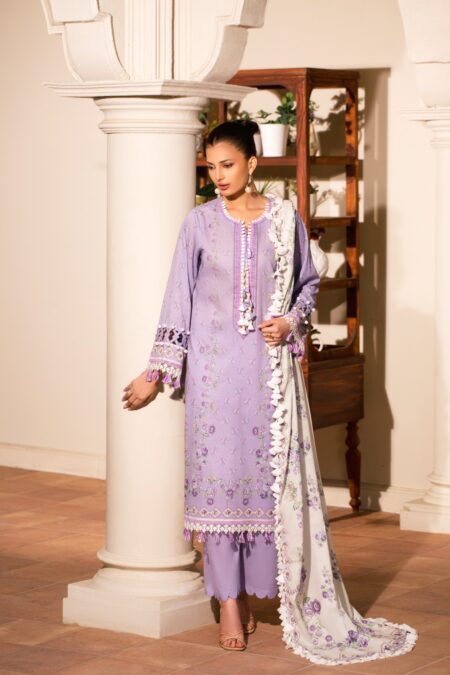 MAUSUMMERY UNSTITCHED LAWN DIGITAL SUIT (Aster)